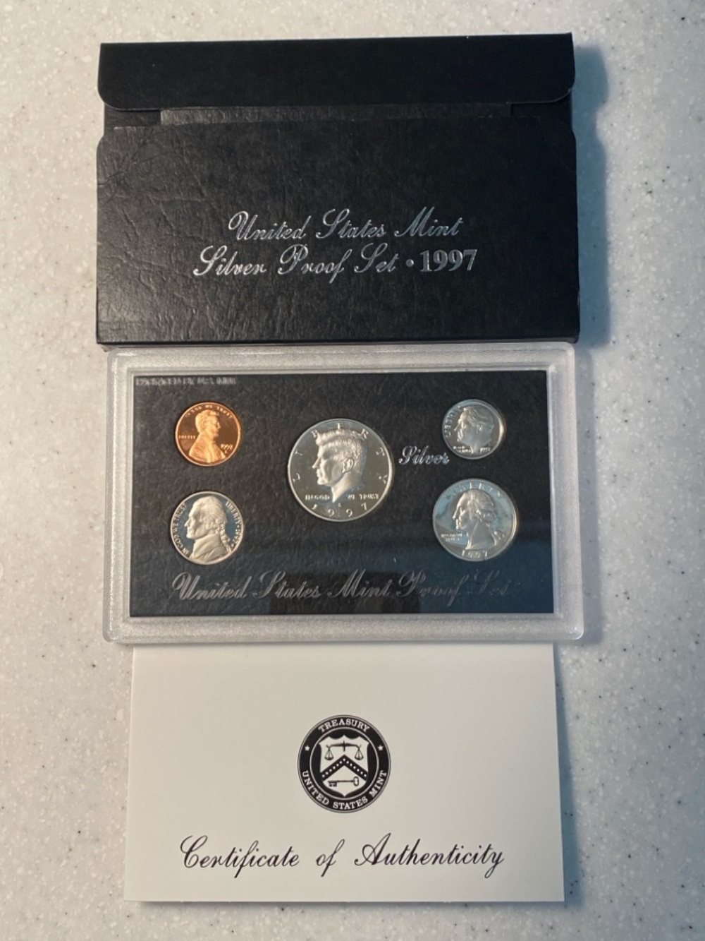 United States Mint 1997 Silver Proof Set